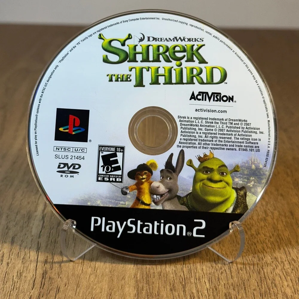 Activision Shrek the Third PS2 TESTED Standard Multicolor GOOD Disc Only
